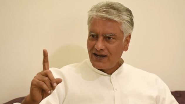 President of Punjab Pradesh Congress committee Sunil Jakhar during an interview in Chandigarh on Saturday. (Sanjeev Sharma/HT Photo) President of Punjab Pradesh Congress committee Sunil Jakhar during an interview in Chandigarh on Saturday. (Sanjeev Sharma/HT Photo)