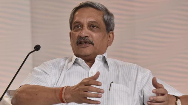 Goa CM Manohar Parrikar met his cabinet colleagues on Friday and discussed the redistribution of portfolios in view of his inability to continue discharging his duties. (HT File Photo) Goa CM Manohar Parrikar met his cabinet colleagues on Friday and discussed the redistribution of portfolios in view of his inability to continue discharging his duties. (HT File Photo)
