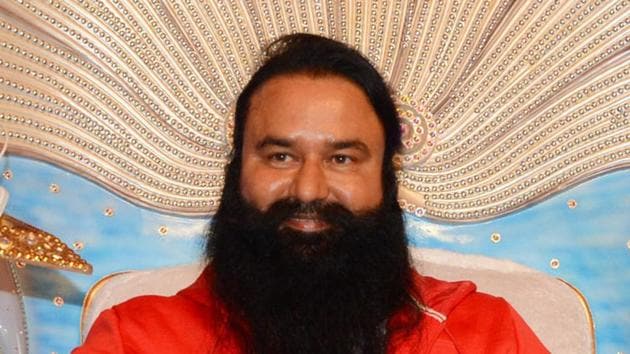 Dera Sacha Sauda chief Gurmeet Ram Rahim Singh.(HT File)