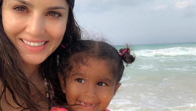 Sunny Leone shared a cute birthday message for her daughter on Instagram.(Instagram)