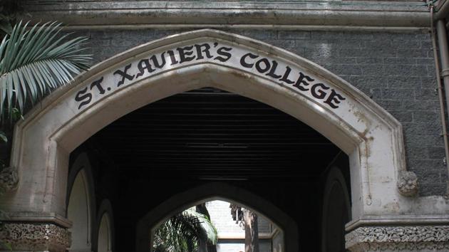 St Xavier’s College in Dhobi Talao is planning its 150th anniversary celebrations in January next year.(HT FILE)