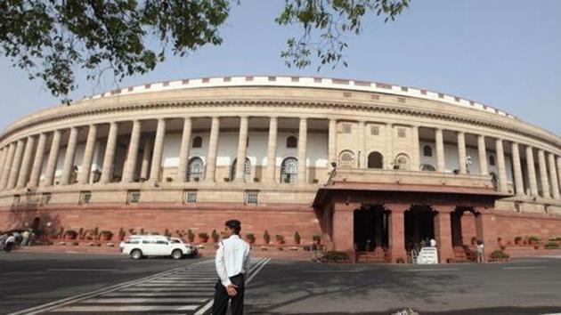 The Indian Parliament building stands in New Delhi, India. Photographer: Pankaj Nangia/Bloomberg(Bloomberg)