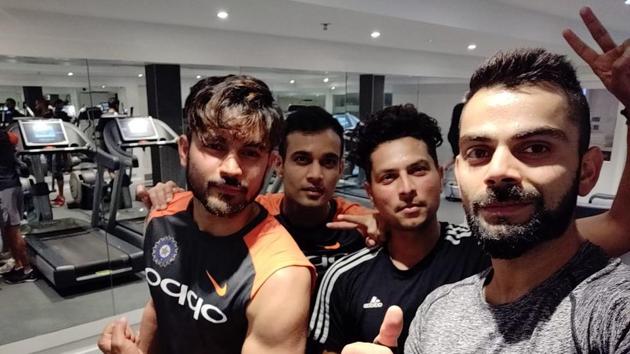 File image of Virat Kohli (right) with his Indian teammates. (Twitter/Virat Kohli) File image of Virat Kohli (right) with his Indian teammates. (Twitter/Virat Kohli)