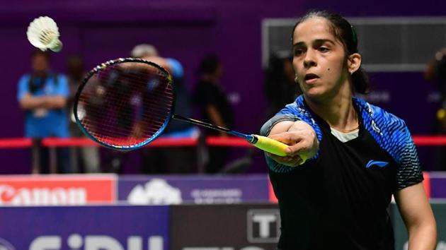 File image of Indian shuttler Saina Nehwal.(AFP)