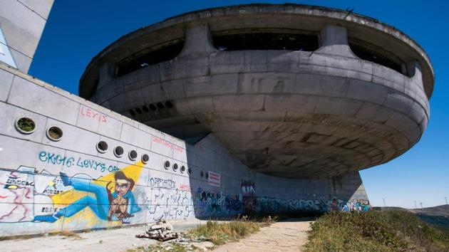 They proposed giving the site national protected status, which would allow EU funds to be used for its rescue. “It is good that Europe cares about it as Bulgaria doesn’t,” Buzludzha’s 89-year-old architect, Georgy Stoilov, told AFP. Cash-strapped local authorities never regarded Buzludzha as much of a priority and saw little point in the upkeep of a site that had bad connotations. (Nikolay Doychinov / AFP) They proposed giving the site national protected status, which would allow EU funds to be used for its rescue. “It is good that Europe cares about it as Bulgaria doesn’t,” Buzludzha’s 89-year-old architect, Georgy Stoilov, told AFP. Cash-strapped local authorities never regarded Buzludzha as much of a priority and saw little point in the upkeep of a site that had bad connotations. (Nikolay Doychinov / AFP)