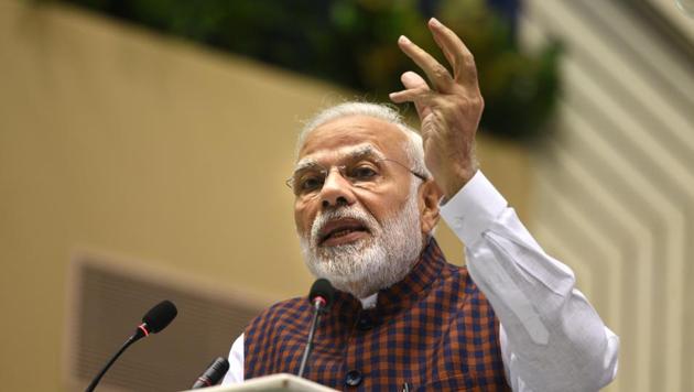 Prime Minister Narendra Modi in New Delhi on October 12.(Arvind Yadav/HT File Photo)