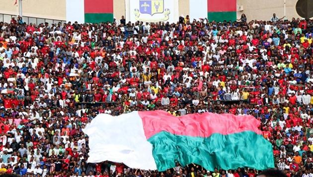 Madagascar qualified for their first ever African Nations Cup finals after beating Equatorial Guinea 1-0 at home(AFP/Getty Images)
