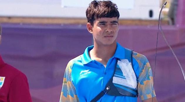 Akash Malik becomes first Indian archer to clinch silver medal (@OlympicPressOrg) Akash Malik becomes first Indian archer to clinch silver medal (@OlympicPressOrg)