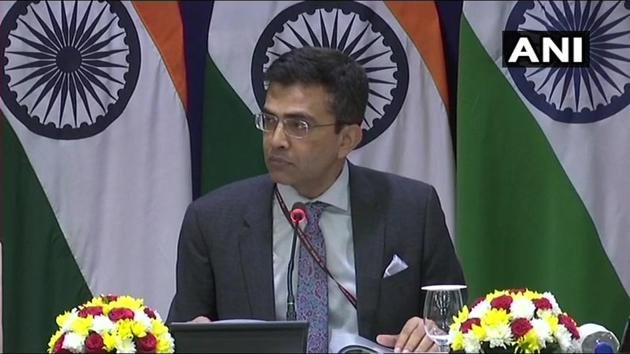 MEA spokesperson Raveesh Kumar said India’s “expectations” have been made known to the US side, adding India appreciated the statement made by US Secretary of State Mike Pompeo that intention of imposing sanctions on Iran is not to hurt India. (ANI/Twitter) MEA spokesperson Raveesh Kumar said India’s “expectations” have been made known to the US side, adding India appreciated the statement made by US Secretary of State Mike Pompeo that intention of imposing sanctions on Iran is not to hurt India. (ANI/Twitter)