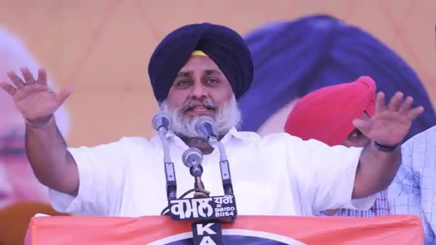 Shiromani Akali Dal (SAD) president Sukhbir Singh Badal (Bharat Bhushan/HT) Shiromani Akali Dal (SAD) president Sukhbir Singh Badal (Bharat Bhushan/HT)