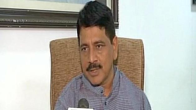 Mahendrasinh, who represented Bayad seat in north Gujarat as a Congress MLA, had quit the opposition party last year ahead of the Assembly elections and joined the BJP in July this year. (ANI/Twitter) Mahendrasinh, who represented Bayad seat in north Gujarat as a Congress MLA, had quit the opposition party last year ahead of the Assembly elections and joined the BJP in July this year. (ANI/Twitter)