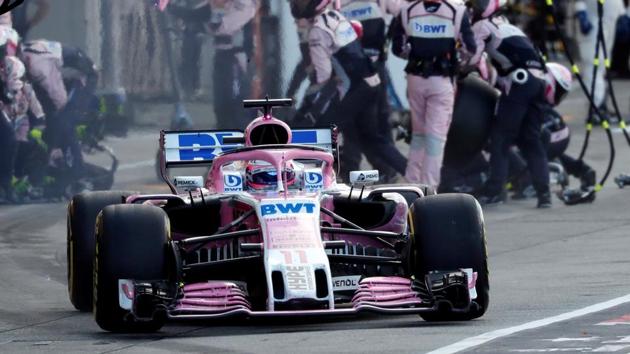 Sergio Perez is currently seventh in the 2018 championship standings.(REUTERS)