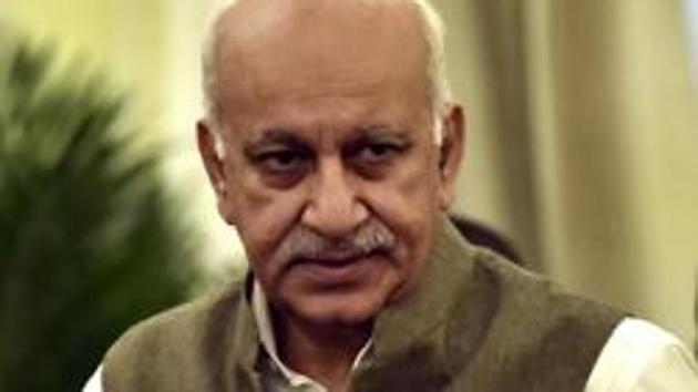A Delhi court on Thursday took cognizance of a criminal defamation complaint filed by former minister of state (MoS) M J Akbar against journalist Priya Ramani(HT PHOTO)