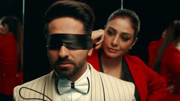 Ayushmann Khurrana in a still from Andhadhun.