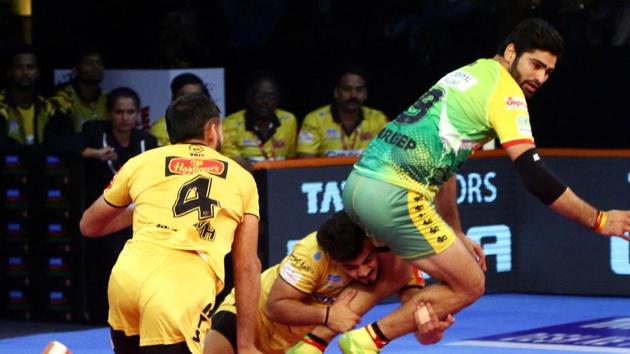 Telugu Titans are now top of the Zone B table with 16 points.(Pro Kabaddi)