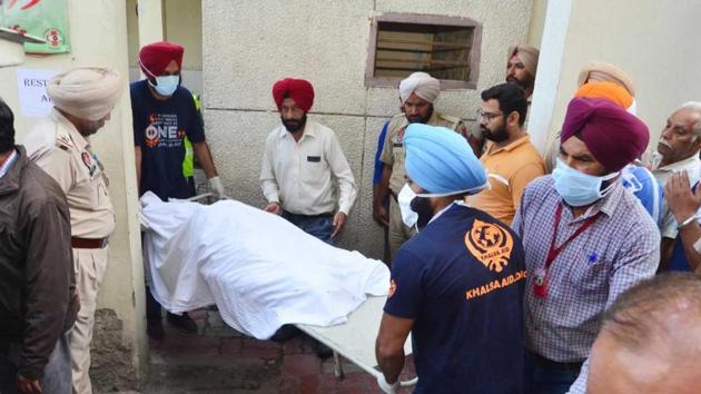 Police said 20 post-mortems have been conducted at the Civil Hospital’s mortuary house and bodies are being handed over to the kin on Saturday. (sameer sehgal)