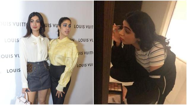 Janhvi and Khushi Kapoor at the Louis Vuitton store launch in Delhi. (Viral Bhayani/Instagram) Janhvi and Khushi Kapoor at the Louis Vuitton store launch in Delhi. (Viral Bhayani/Instagram)
