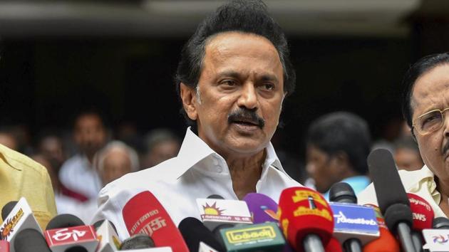 The MK Stalin-led DMK is expected to “exploit the perceived closeness” between the ruling AIADMK and the Bharatiya Janata Party (BJP). (PTI/File Photo) The MK Stalin-led DMK is expected to “exploit the perceived closeness” between the ruling AIADMK and the Bharatiya Janata Party (BJP). (PTI/File Photo)