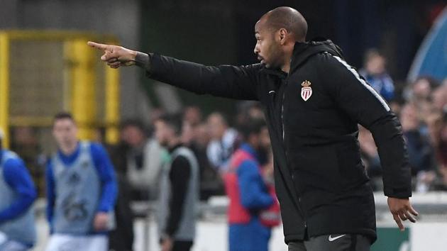 Monaco's French coach Thierry Henry.(AFP)