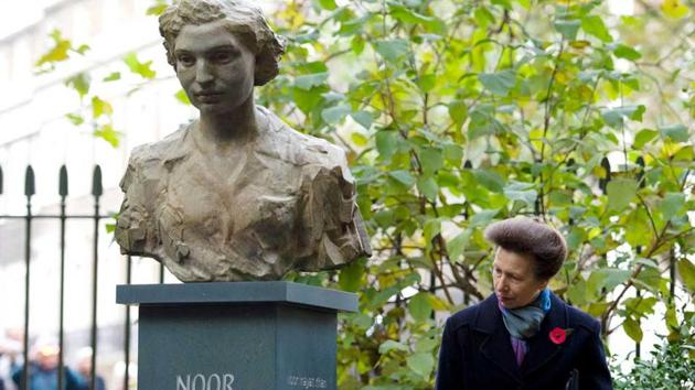 A bust of Noor Inayat Khan in central London.(AFP/File Photo)