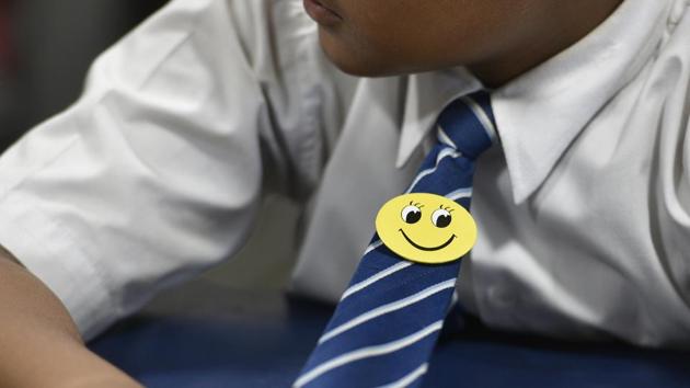 In the run-up to the state assembly elections, Bharatiya Janata Party (BJP) leaders, including chief minister Shivraj Singh Chouhan, have cited the state government’s achievement of creating the country’s first ‘happiness department’. (Representative Image/HT PHOTO) In the run-up to the state assembly elections, Bharatiya Janata Party (BJP) leaders, including chief minister Shivraj Singh Chouhan, have cited the state government’s achievement of creating the country’s first ‘happiness department’. (Representative Image/HT PHOTO)