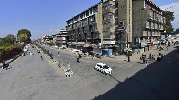 Separatists called for a complete shutdown in Kashmir valley over the death of seven civilians in a blast at an encounter site in Kulgam district. Shops, private offices, fuel stations and other business establishments were shut in Srinagar, officials said. (S Irfan / PTI) Separatists called for a complete shutdown in Kashmir valley over the death of seven civilians in a blast at an encounter site in Kulgam district. Shops, private offices, fuel stations and other business establishments were shut in Srinagar, officials said. (S Irfan / PTI)