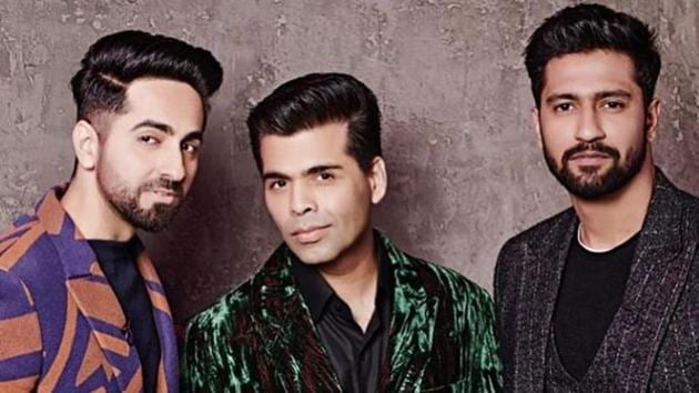 Badhaai Ho actor Ayushmann Khurrana and Manmarziyaan actor Vicky Kaushal will debut on Koffee with Karan.(Instagram)