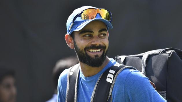 Kohli, who turned vegan a few months back, stated that turning vegan had made him stronger as it increased his digestive power.(Mohd Zakir/HT PHOTO)