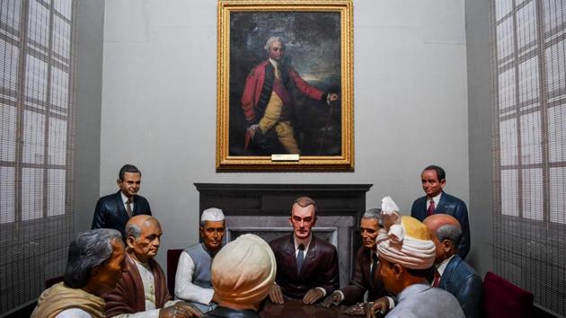The collection also includes this long-lost painting of Robert Clive (1725-74), commander-in-chief of British India. Authorities contacted the National Gallery in Britain and also Clive’s family who confirmed the work was genuine. “Their excitement too assured us that we had found the right painting,” Bordoloi added. (Chandan Khanna / AFP) 