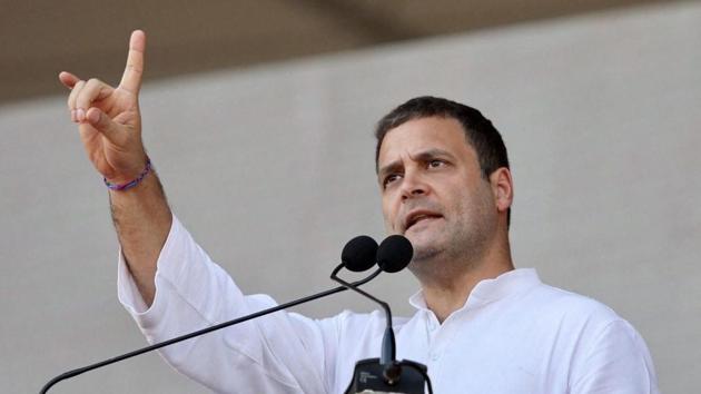 The Congress on Tuesday accused the Bharatiya Janata Party (BJP)-led government at the Centre of ignoring farmers’ interests and vowed to waive all farm loans if the party returns to power in 2019.(PTI File Photo)