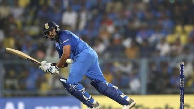 India's Rohit Sharma plays a shot during the first one-day international cricket match between India and West Indies in Gauhati, India, Sunday, Oct. 21, 2018. (AP) India's Rohit Sharma plays a shot during the first one-day international cricket match between India and West Indies in Gauhati, India, Sunday, Oct. 21, 2018. (AP)