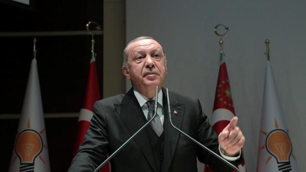 Turkish President Tayyip Erdogan speaks during a meeting of his ruling AK Party in Ankara. (Retuers) Turkish President Tayyip Erdogan speaks during a meeting of his ruling AK Party in Ankara. (Retuers)