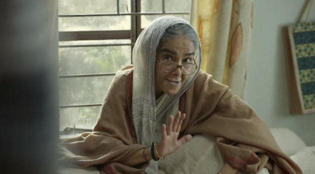 Surekha Sikri plays a nagging grandma in Badhaai Ho.