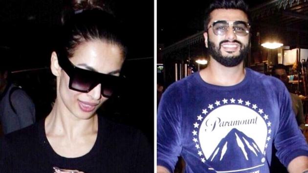 Malaika Arora and Arjun Kapoor were spotted returning from Italy at Mumbai airport. (Instagram)