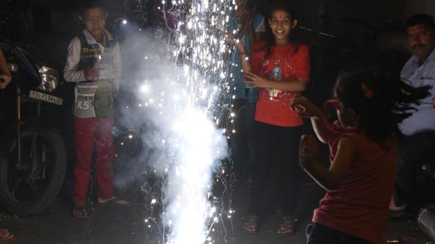 The Supreme Court on Tuesday said people can burst firecrackers from 8.00pm to 10.00pm on Diwali and other festivals, while allowing the manufacture and sale of just ‘green crackers’ — which have low emission of light, sound and harmful chemicals. (HT/Photo for Representation) The Supreme Court on Tuesday said people can burst firecrackers from 8.00pm to 10.00pm on Diwali and other festivals, while allowing the manufacture and sale of just ‘green crackers’ — which have low emission of light, sound and harmful chemicals. (HT/Photo for Representation)