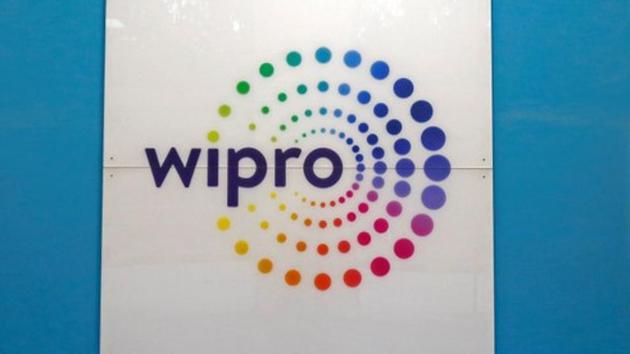 The logo of Wipro is seen inside the company's headquarters in Bengaluru.(REUTERS)