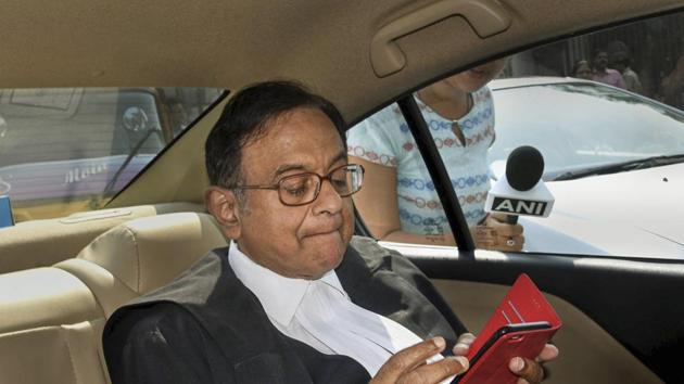 Former Union minister P Chidambaram leaves the Patiala high court after a hearing in New Delhi on October 25. (PTI Photo) Former Union minister P Chidambaram leaves the Patiala high court after a hearing in New Delhi on October 25. (PTI Photo)