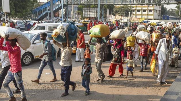 According to the Census 2011, 50 lakh people migrated from Madhya Pradesh, out of which 11 lakhs migrated seasonally every year. (PTI Photo)