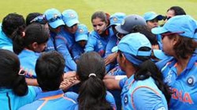 File image of players of the Indian women’s cricket team in action during a match.(Action Plus via Getty Images)