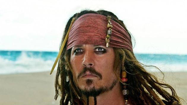 Johnny Depp was nominated for an Oscar for playing Jack Sparrow in Pirates of the Caribbean.