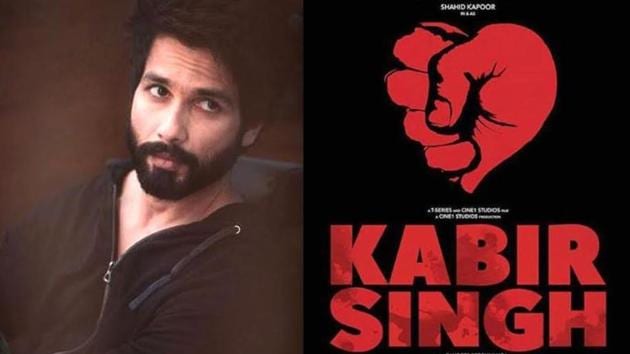 Shahid Kapoor has shared the first poster of Kabir Singh, Arjun Reddy’s Hindi remake.