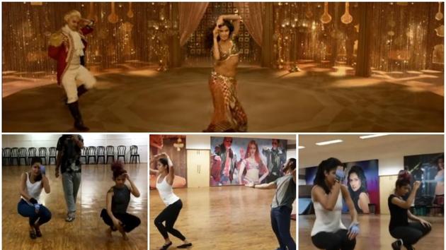 Katrina Kaif gets into the groove for Thugs of Hindostan’s Suraiyya.(Video Grab)