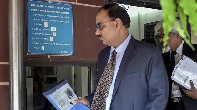 CBI chief Alok Verma arrives at Supreme Court in New Delhi in July 2018. (PTI File Photo) CBI chief Alok Verma arrives at Supreme Court in New Delhi in July 2018. (PTI File Photo)