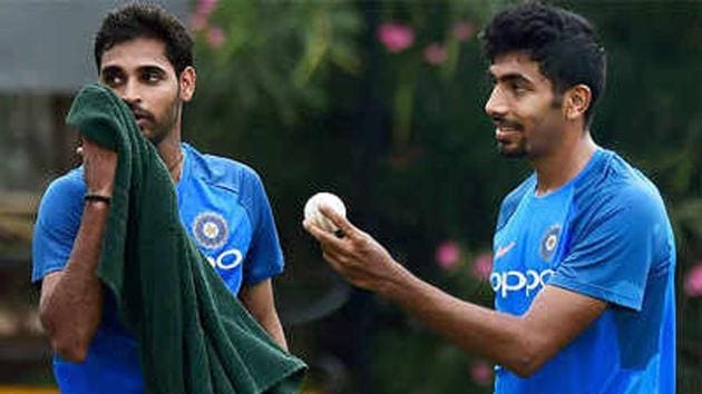 Jasprit Bumrah and Bhuvneshwar Kumar were added in the India squad for the last three ODIs against West Indies.(BCCI)