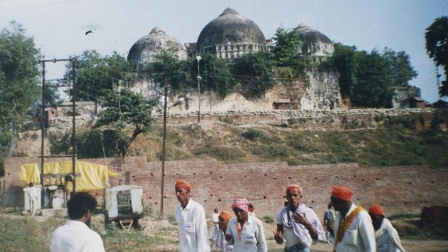 This is the first time since the launch of the temple movement in the late 1980s that the Bharatiya Janata Party and the Rashtriya Swayamsevak Sangh are leading the chorus for the construction of a Ram temple in Ayodhya.(HT Photo)