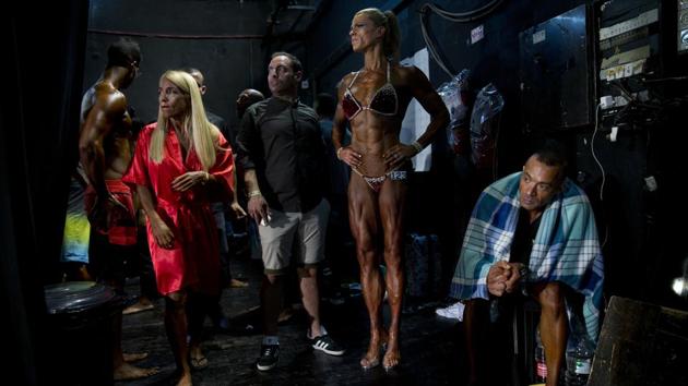 Contestants wait for their performance backstage. Just short of 80 contestants participated in 14 categories at this year’s competition. (Oded Balilty / AP) Contestants wait for their performance backstage. Just short of 80 contestants participated in 14 categories at this year’s competition. (Oded Balilty / AP)