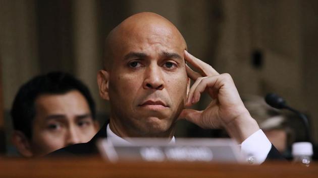 The package for Senator Cory Booker was found at a mailing facility in Florida, intercepted before it shipped.(AFP)