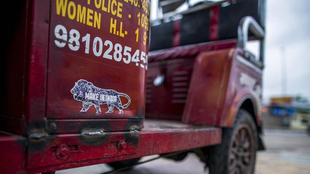 As many as 11,000 new e-rickshaws hit the streets every month, and annual sales are expected to increase about 9% by 2021, according to Rahul Mishra, a principal at consulting firm A.T. Kearney. Three-wheeled vehicles make up a $1.5 billion market, and manufacturers of electric versions include Mahindra & Mahindra Ltd. and Kinetic Engineering Ltd., along with smaller outfits that assemble parts imported from China. (Prashanth Vishwanathan / Bloomberg) As many as 11,000 new e-rickshaws hit the streets every month, and annual sales are expected to increase about 9% by 2021, according to Rahul Mishra, a principal at consulting firm A.T. Kearney. Three-wheeled vehicles make up a $1.5 billion market, and manufacturers of electric versions include Mahindra & Mahindra Ltd. and Kinetic Engineering Ltd., along with smaller outfits that assemble parts imported from China. (Prashanth Vishwanathan / Bloomberg)