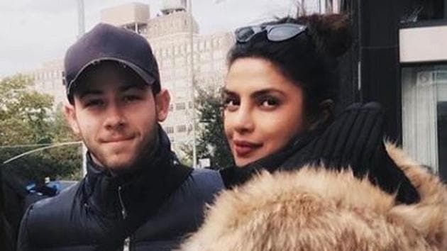 Priyanka Chopra and Nick Jonas on a lunch date in New York.(Instagram)
