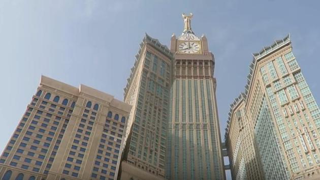 The third tallest building in the world, the Makkah Royal Clock Tower in Saudi Arabia is 1,972 feet and has 120 floors with a prayer room that can house 10,000 people.  (Youtube) 